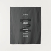 Tenture Design Monogramme minimaliste moderne modifiable g (Devant)