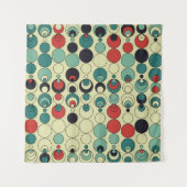 Tenture Design motif Abstrait géométrique et transparent. (Devant (Horizontal))