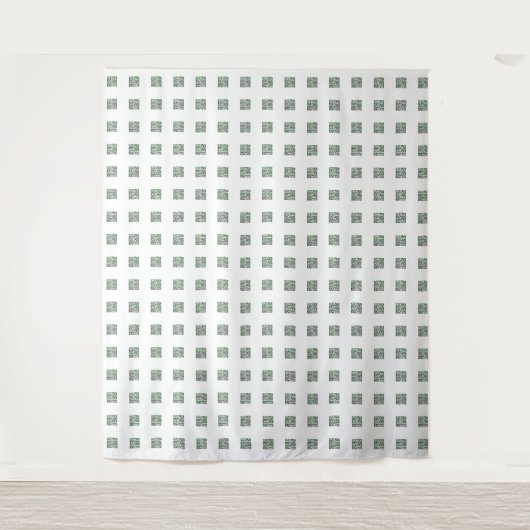Tenture Design Motif croisé Filigree vert (Devant)