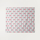 Tenture Design Motif de l'étalage de fleurs de rose rouge (Devant (Horizontal))