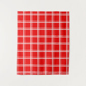 Tenture Design Motif des bandes de grille déployées dans l (Devant)