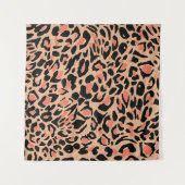 Tenture Design Motif Leopard vintage (Devant (Horizontal))