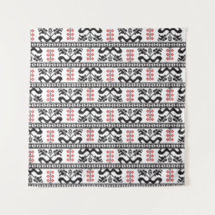 Tenture Design motif sans couture inspiré du tradi roumain