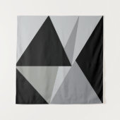 Tenture Design Motif Triangles coloré (Devant (Horizontal))