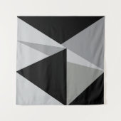 Tenture Design Motif Triangles coloré (Devant)