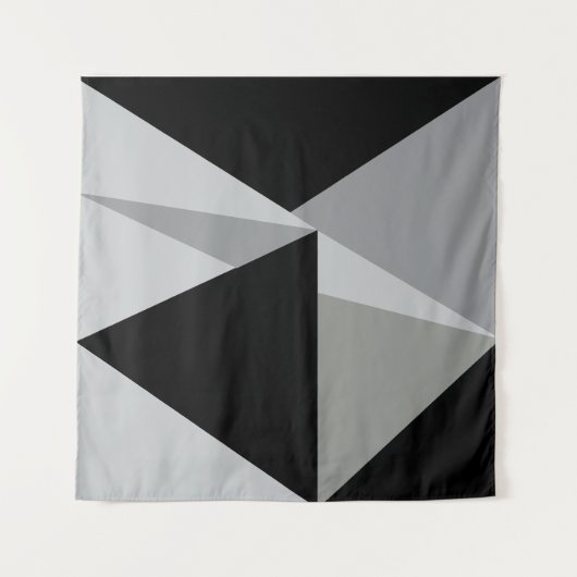 Tenture Design Motif Triangles coloré (Devant)