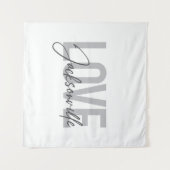 Tenture Design simple, moderne, cool Love Jacksonville (Devant (Horizontal))