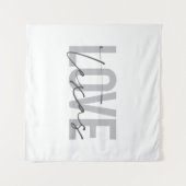 Tenture Design simple, moderne, urbain, cool Love Texas (Devant (Horizontal))