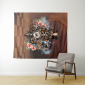 Tenture Design steampunk mignon (En situation (horizontale))