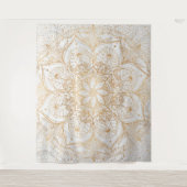 Tenture Design tendance or floral Mandala Marble (Devant)