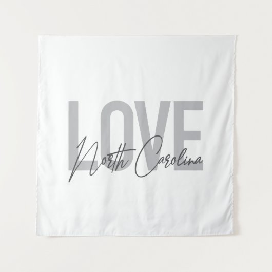 Tenture Design urbain simple, moderne, Amour Caroline du N (Devant)