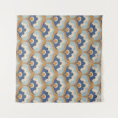 Tenture Design vintage Floral Sans Maille. (Devant (Horizontal))