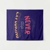 Tenture Designs graphiques pour explorateurs et déambulate (Devant (Horizontal))