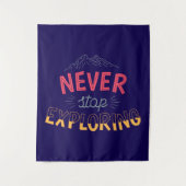 Tenture Designs graphiques pour explorateurs et déambulate (Devant)