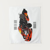 Tenture dessin animé de Kart racing (Devant)