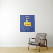 Tenture Dessin animé d'oiseau marin drôle encerclé par des (En situation)