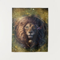 Dessin aquarelle Signe du zodiaque Lion