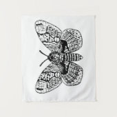 Tenture Dessin Brahmin moth (Devant)