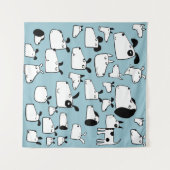 Tenture Dessin de chien (Devant (Horizontal))