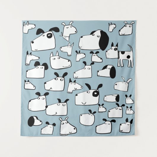 Tenture Dessin de chien (Devant)