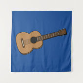 Tenture Dessin de guitare (Devant)