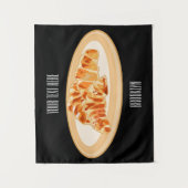 Tenture Dessin du Croissant (Devant)