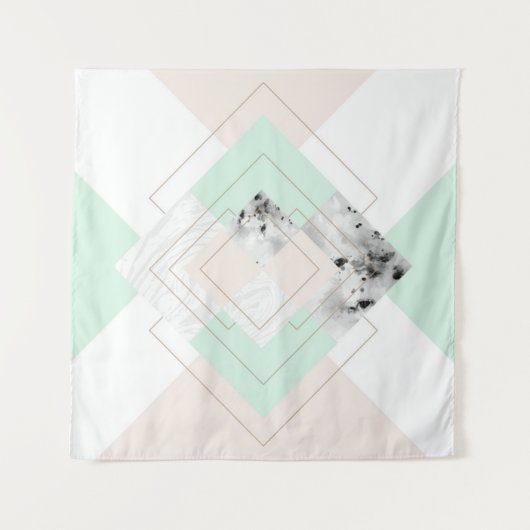 Tenture Dessin géométrique de style moderne (Devant)