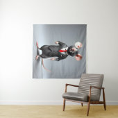 Tenture dessin humoristique de souris (En situation (horizontale))