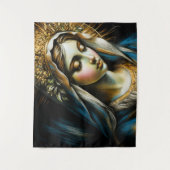 Tenture Dessin Pastel Vierge Mère Bienheureuse (Devant)