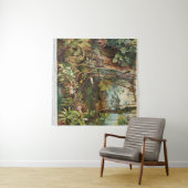 Tenture Dessin vintage des plantes forestiers tropicaux (En situation (horizontale))