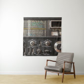 Tenture Détails d'un ancien récepteur radio am (En situation)