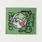 Tenture Détruisez le patriarcat et non la planète (Devant (Horizontal))