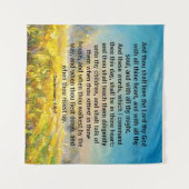 Tenture Deutéronome 6:5-7 (Devant (Horizontal))