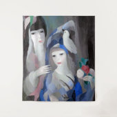 Tenture Deux dame et une colombe, Marie Laurencin (Devant)