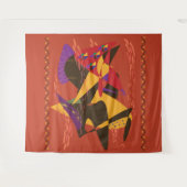 Tenture Deux femmes noires élégantes (Devant (Horizontal))
