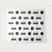 Tenture Deux logos de sponsor d'entreprise Étape et répéti (Devant (Horizontal))