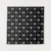 Tenture Deux logos ou images Motif répétitif (Devant)