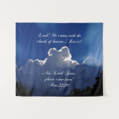 Tenture Deuxième Écriture inspirante à venir (Devant (Horizontal))