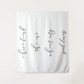 Tenture Devis de bannière de fond mariage (Devant)