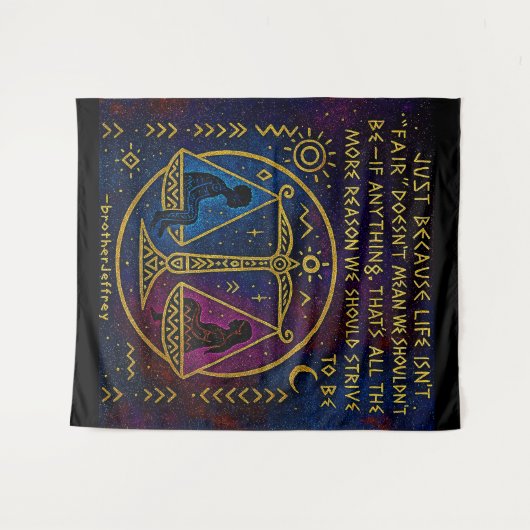 Tenture Devis d'équité 001 (Devant (Horizontal))