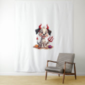 Tenture Diable Dalmatie mal (En situation)