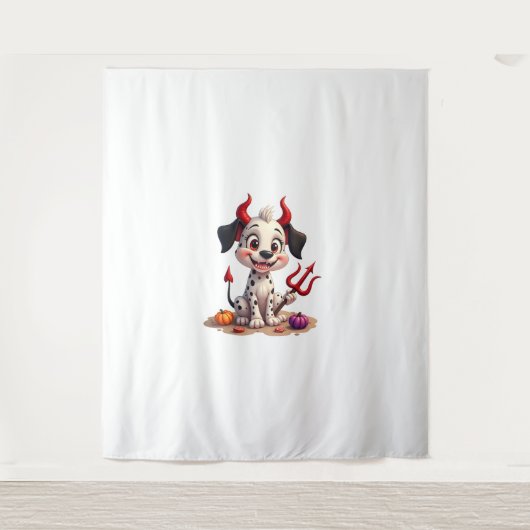 Tenture Diable Dalmatie mal (Devant)