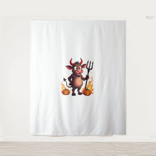 Tenture Diable Vache mal (Devant)