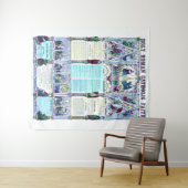 Tenture Diagramme catholique saint d'Infographic de foi (En situation (horizontale))