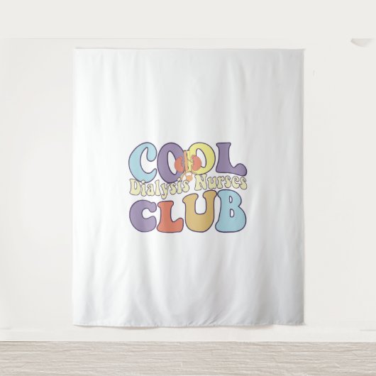 Tenture Dialyse cool Nurse Club RN Néphrologie (Devant)