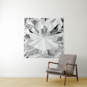 Tenture Diamant réaliste : 3D Texture Gros plan (En situation)