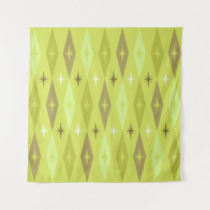 Tenture Diamonds Stars Chartreuse, 1950