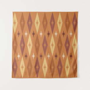 Tenture Diamonds Stars Orange, 1950 atomique