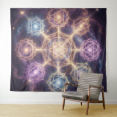 Tenture Die 7 Chakren´7 (En situation (horizontale))