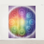 Tenture Die 7 Chakren´9 (Devant)